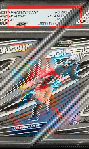 Brandon Aiyuk 2023 Panini Supernova NFL #SN-20 Football Card PSA 10 Gem Mint