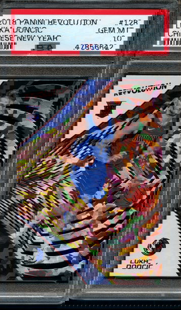 2018 Panini Revolution Chinese New Year Luka Doncic PSA 10