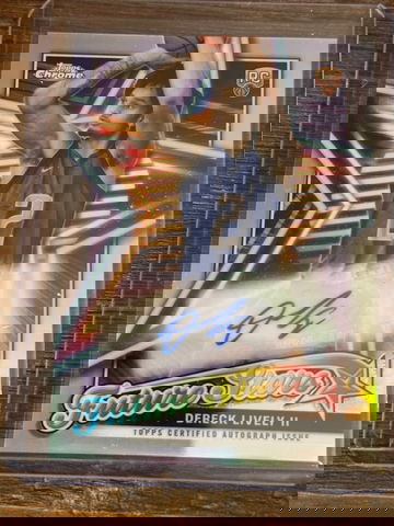 2023-24 DEREK LIVELY II TOPPS CHROME AUTO FUTURE STARS FSA-DEL