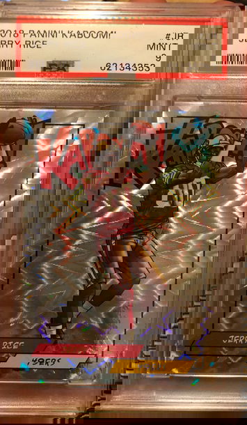 2018 Panini Kaboom Jerry Rice #JR PSA 9