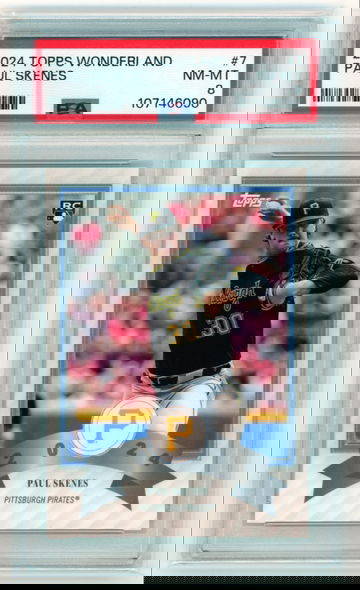 2024 Topps Wonderland #7 Paul Skenes PSA 8 Near Mint/ Mint! RC!