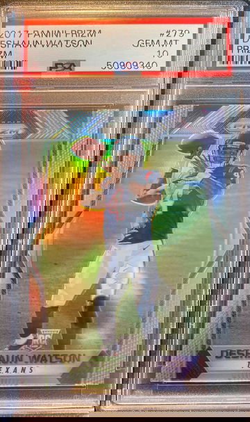 2017 Prizm Deshaun Watson Silver PSA 10 RC Rookie