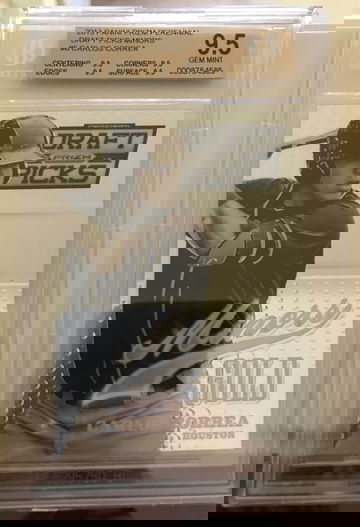 2013 PANINI PRIZM PERENNIAL DRAFT PICKS #6 CARLOS CORREA BGS 9.5 GEM MINT