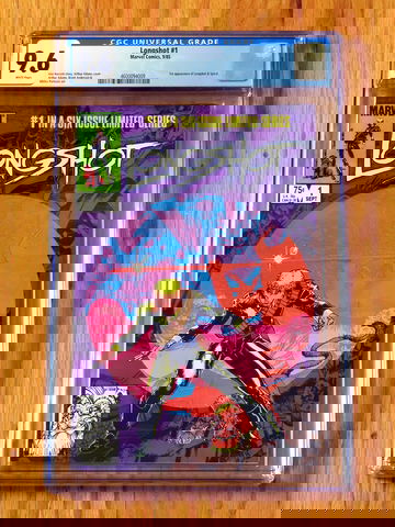 LONGSHOT #1 CGC 9.6 NM+ WP Arthur Adams Art 1985 1st Longshot Spiral