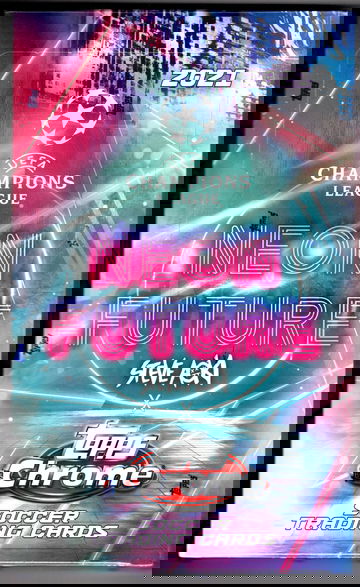 2021 Topps UEFA Chrome Neon Future Steve Aoki