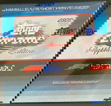 2020 Topps Chrome Sapphire Edition F1 Formula 1 Sealed Box