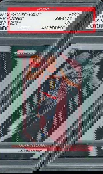 2018-19 Prizm Trae Young Silver Prizm PSA 10