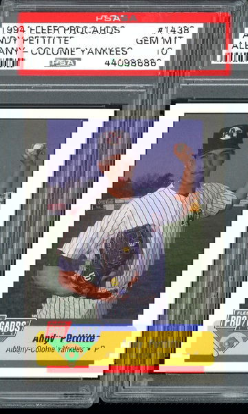 ANDY PETTITTE 1994 FLEER PROCARDS #1438 PSA 10 RC