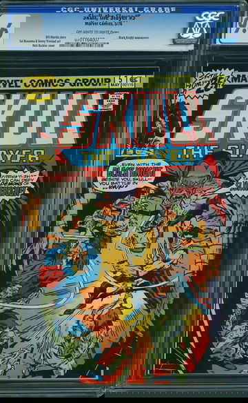 SKULL, THE SLAYER #5, CGC 9.6 NM+