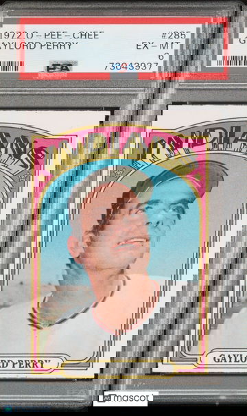 1972 O-Pee-Chee Baseball Gaylord Perry #285 PSA 6