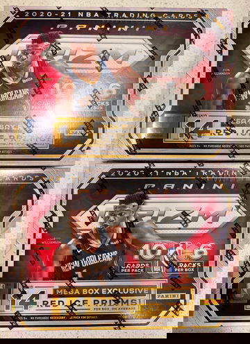 2020-2021 Panini NBA Prizm Mega box (2) Target exclusive, sealed.