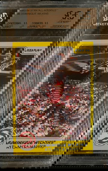 1983-94 Star All-Rookies #8 Dominique Wilkins Rookie RC XRC BGS 9.5 TRUE GEM+