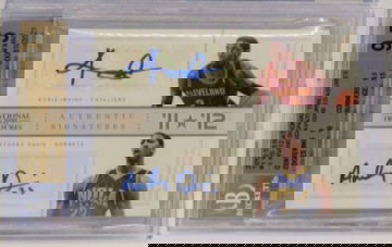 2012-13 National Treasures Anthony Davis Kyrie Irving Rookie  RC /49 BGS 9.5 AUTO 10 