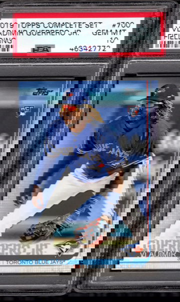 2019 Topps Complete Set Vladimir Guerrero Jr. Fielding 700 GEM MT 10