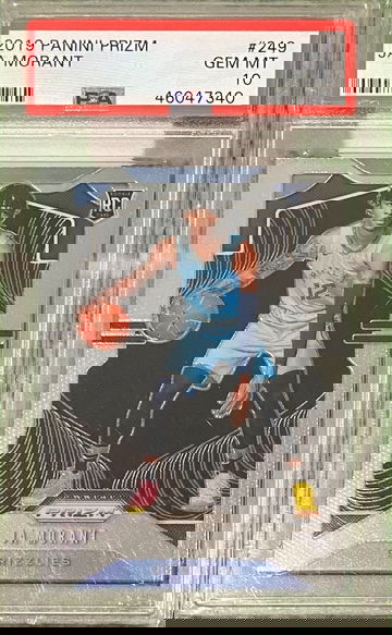 2019 Ja Morant Prizm Rookie 249 PSA 10