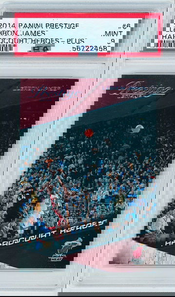 2014 Panini Prestige #6 Lebron James - Hardcourt Heroes (Premium) Plus | POP 2