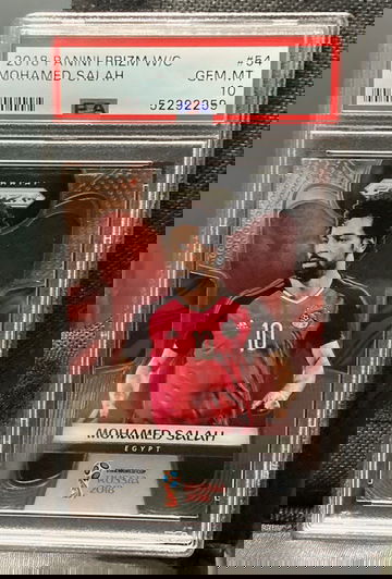 2018 Panini Prizm Mohamed Salah PSA 10 World Cup #54 Base Egypt 