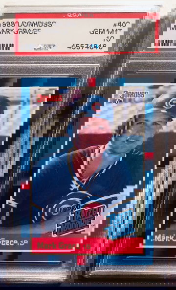 1988 Donruss Mark Grace PSA 10