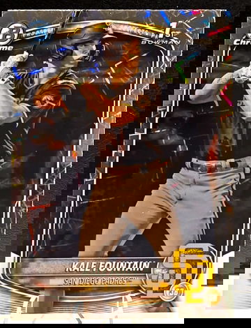 2025 1st Bowman Chrome  Kale Fountain  Lazer Refractor  Padres