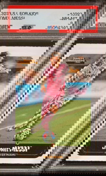 Lionel Messi 2023 Sports Illustrated for Kids #1092 PSA 8 - 1st Card Inter Miami