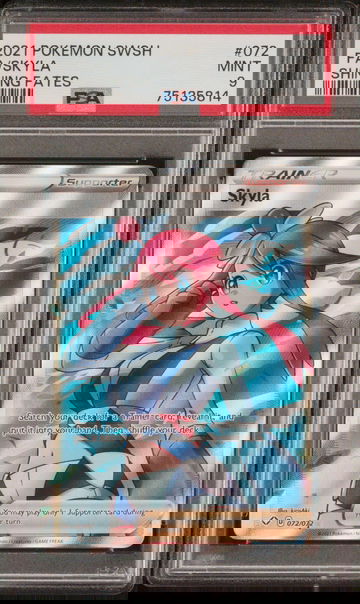 2021 Pokemon Sword and Shield Shining Fates Skyla #72 PSA 9