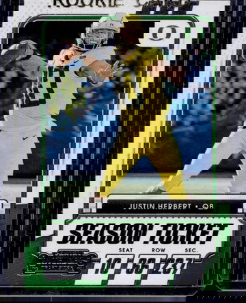 2020 Contenders Draft Picks Justin Herbert Season Ticket