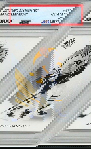 2009 UPPER DECK SP AUTHENTIC #97 MARIO LEMIEUX PENGUINS PSA 10 LOW POP RARE