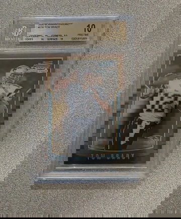 2000 Bowman Chrome Tom Brady Rookie Pristine 10