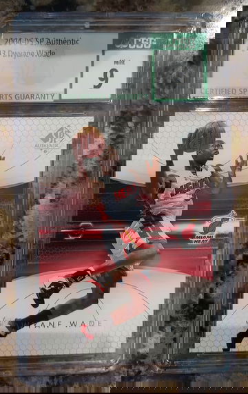 2004-05 SP Authentic #43 DWAYNE WADE CSG MINT 9 (Upper Deck)