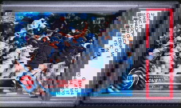 2016 Topps Chrome Sapphire /250 Chicago Cubs Team Card #474 PSA 10 Gem Mint