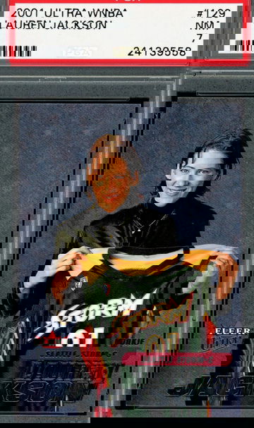 2001 Ultra WNBA #129  Lauren Jackson  RC  HOF  PSA 7  Storm