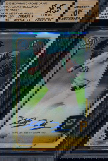 KeBryan Hayes 2015 Bowman Chrome Refractor Auto
