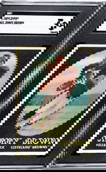 1958 Topps #62 Jimmy ‘Jim’ Brown Rookie Card RC SGC 3 VG