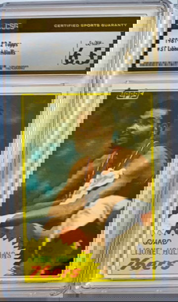 1981 - 82 Topps Basketball #31 Lionel Hollins - Graded CSG 6.5 EX NM+  New Label