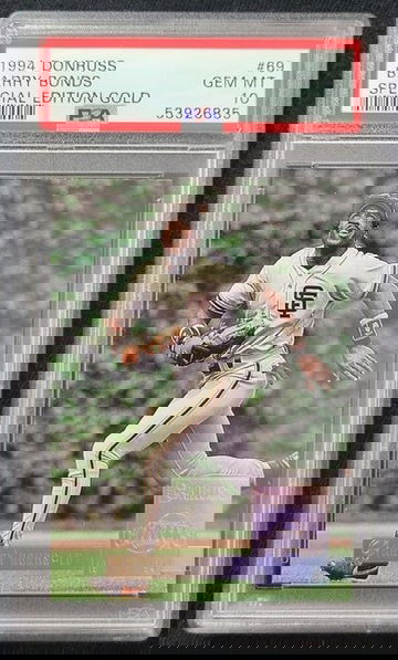 Barry Bonds 1994 Donruss GOLD Special Edition PSA 10 Gem Mint #69