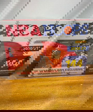 2020-2021 NBA Hoops Mega Box Factory Sealed