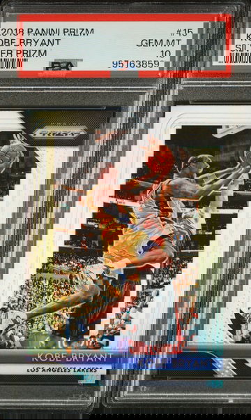 2018 Panini Prizm #15 Kobe Bryant Silver PSA 10