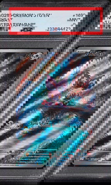 2025 Pokemon Scarlet and Violet Journey Together Illustration Rare Noibat #169 PSA 9