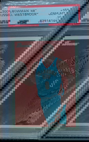 2009-10 Bowman '48 #55 Russell Westbrook PSA 10