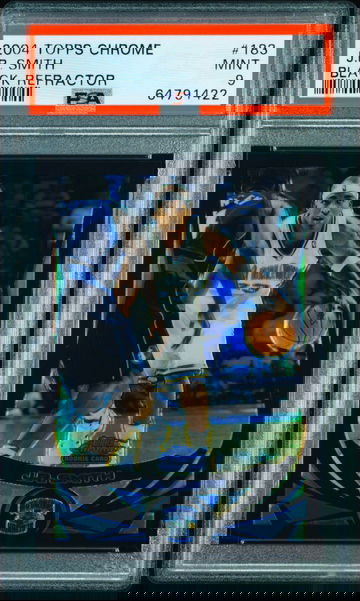 2004 Topps Chrome JR Smith 183 Black Refractor PSA 9