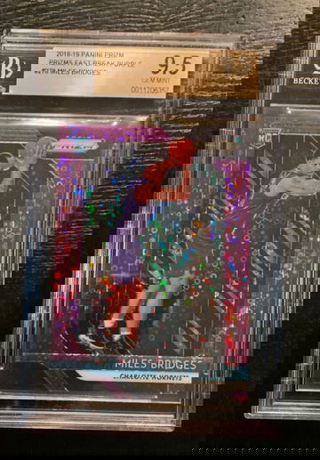 2018 Prizm Miles Bridges Fast Break Purple /75 BGS 9.5 Gem Mint 
