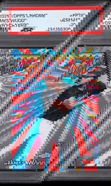 2025 Topps Chrome Power Players James Wood #PP-19 PSA 10