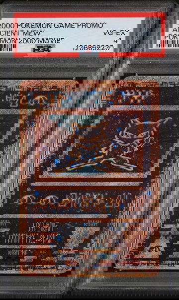 2000 Pokemon Game Promo 2000 Movie Ancient Mew PSA 4