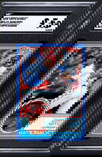 2018 Topps Update Juan Soto Rookie Card Blue Parallel