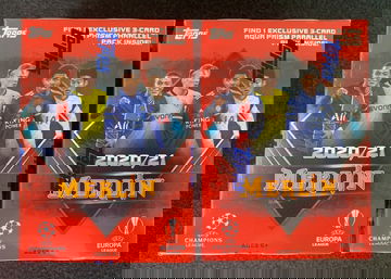 2020-21 Topps MERLIN UEFA Soccer BLASTER Box Lot of 2