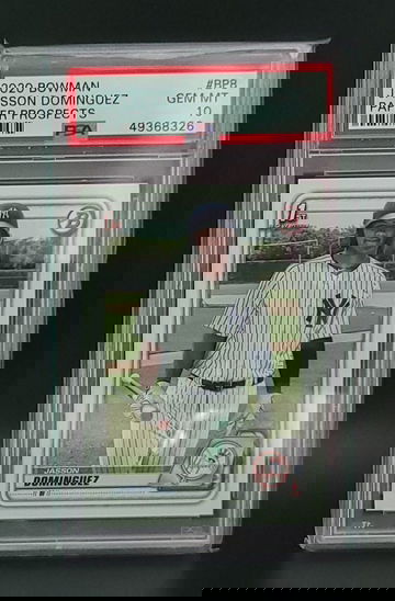 2020 Bowman Jasson Dominguez Paper PSA 10 BP8