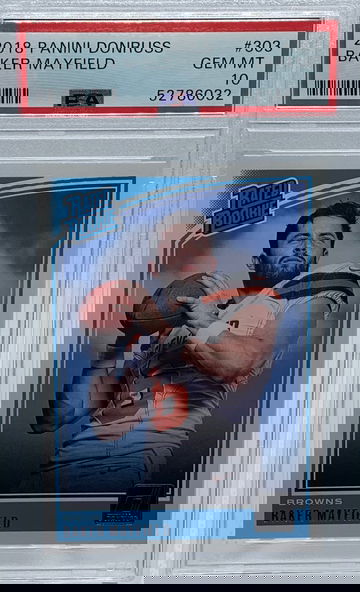 2018 Panini Donruss Baker Mayfield PSA 10 Gem-Mint