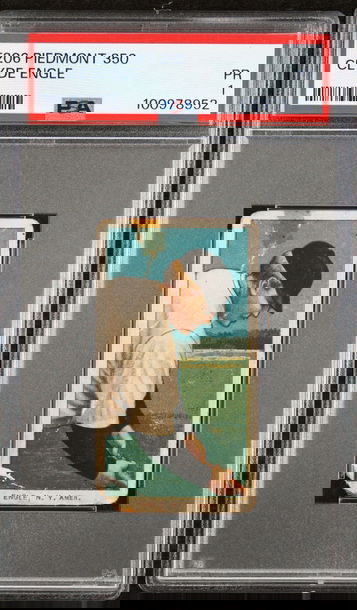 1909-11 T206 Piedmont 350 Clyde Engle Tobacco PSA 1 PR CERT 100978952 