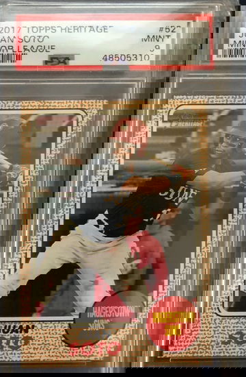 Juan Soto 2017 Topps Heritage Minor League