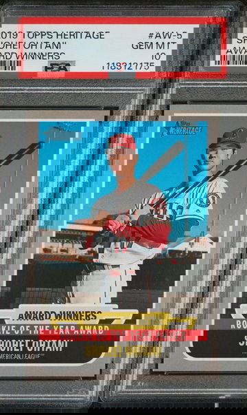 2019 Topps Heritage Award Winners Shohei Ohtani #AW5 PSA 10